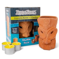 JT Eaton ZendoZones Citronella Candle Burner Candle For Mosquitoes 1 pk