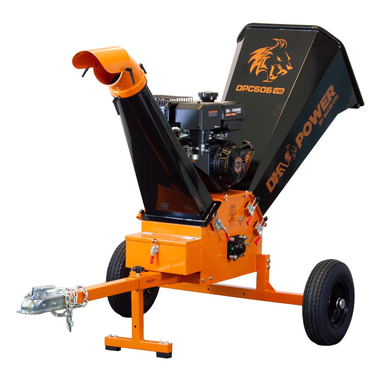 DK2 By Marlon 6.25 in. D 420 cc Gas OHV Wood Chipper Shredder 15