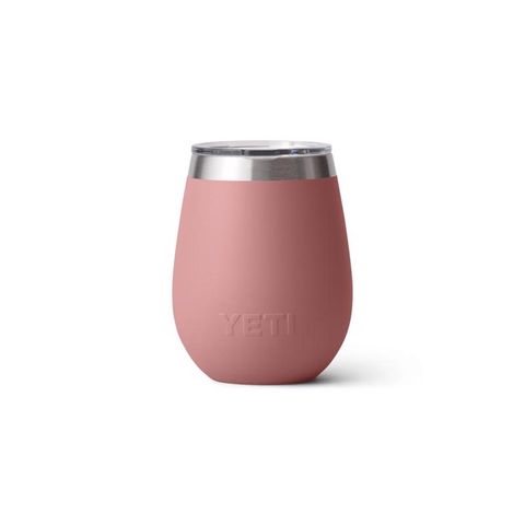 YETI Rambler 10 oz Sandstone Pink BPA Free Wine Tumbler with