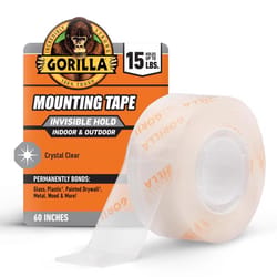 Gorilla 60 in. L X 1 in. W Double-Sided Mounting Tape