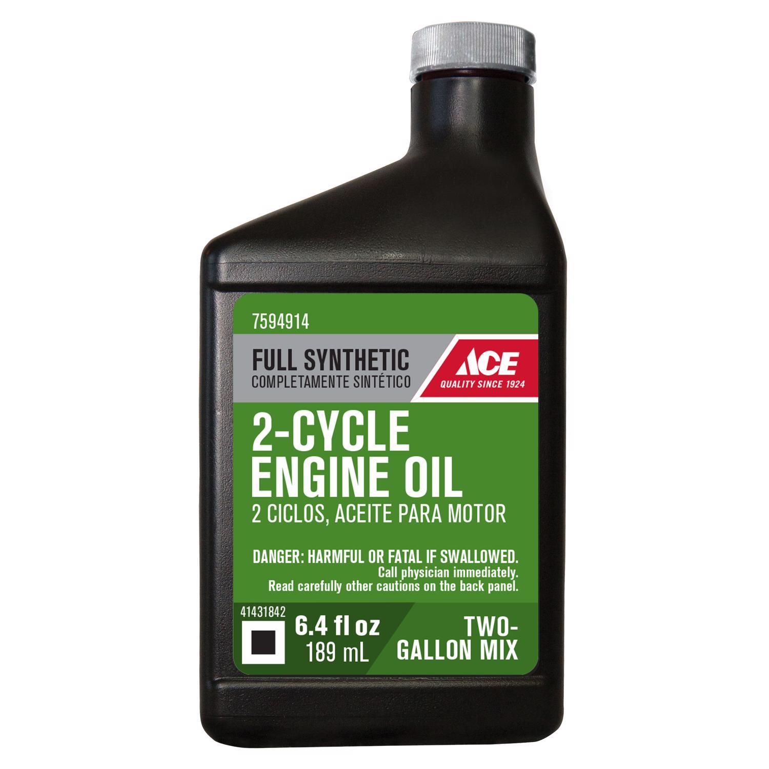 Ace Full Synthetic 2-Cycle Engine Oil 6.4 oz Mfr# AH2FSS64 - Ace