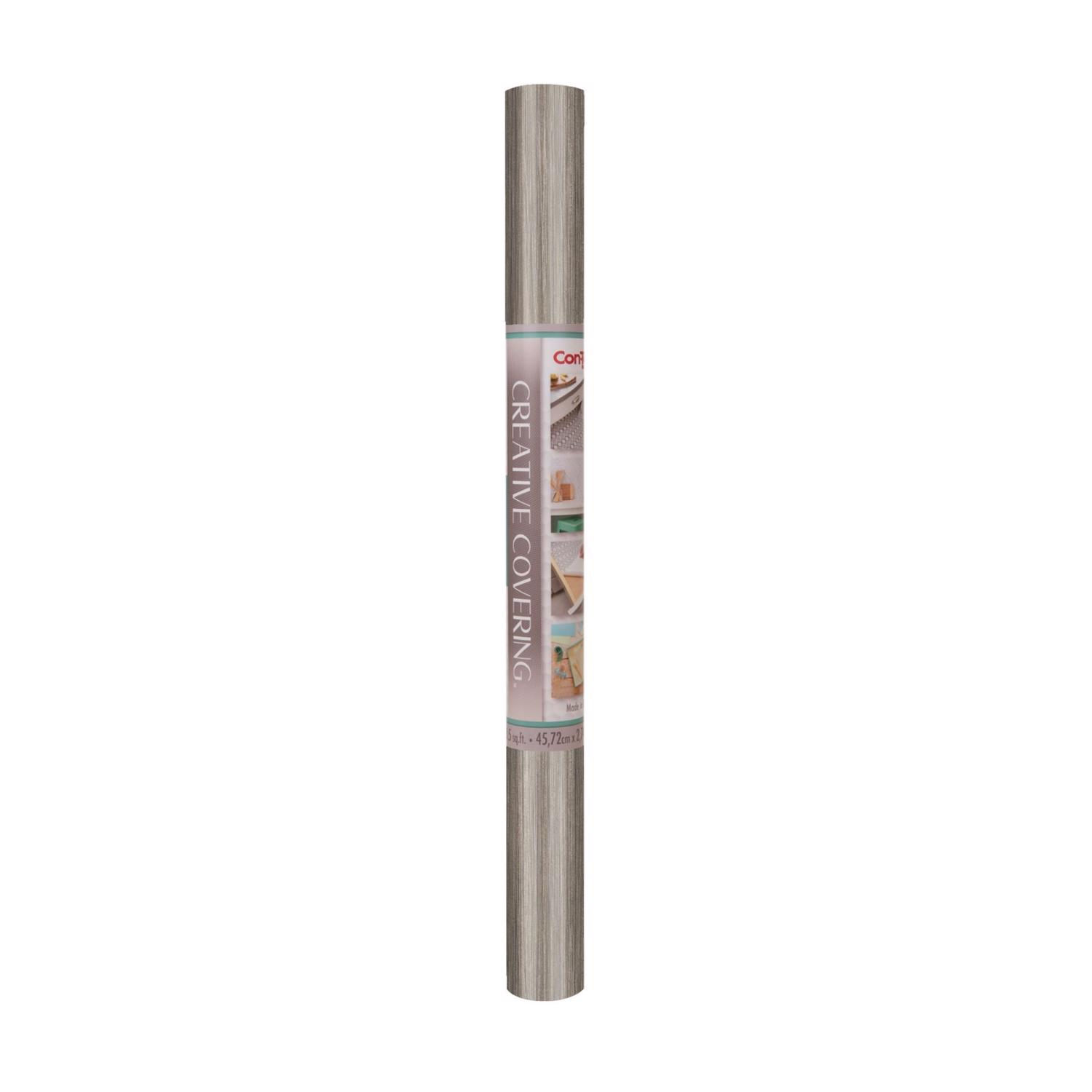 Con-Tact 9 ft. L X 18 in. W Gray Shelf Liner