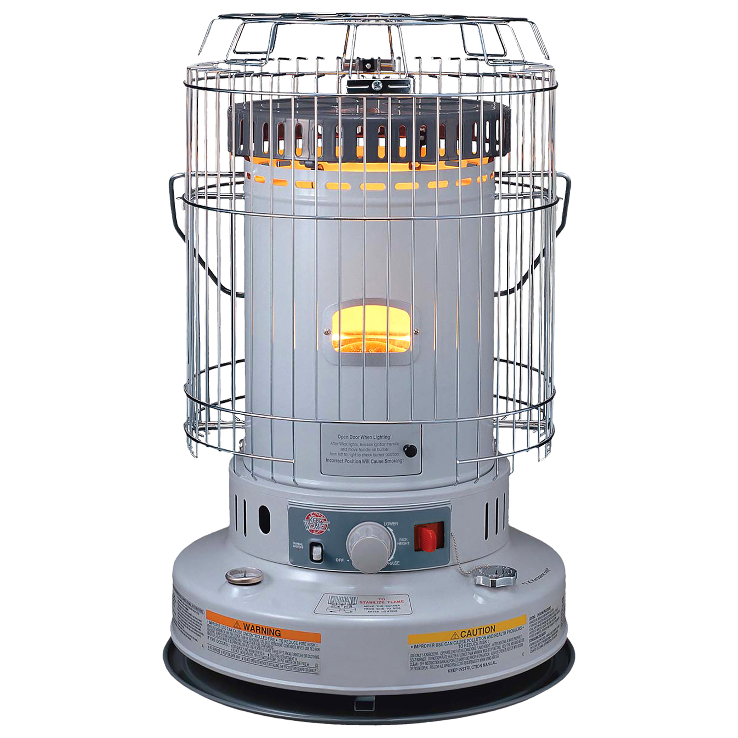 【 kero  】 Kero World 1,000 sq ft Convection Heater 23,800 BTU Mfr# KW-24H