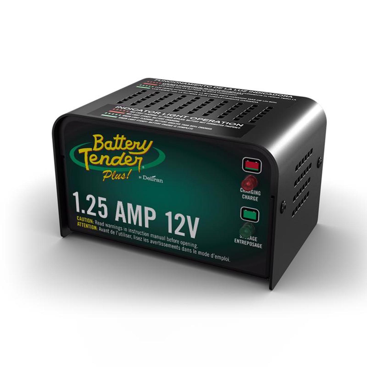 Battery Tender 8 AMP 12V Battery Charger And Maintainer   Automotive Switchable 8 AMP / 2 AMP   Selectable Chemistry Standard Lithium AGM   Cars SUVs Trucks And Boats   022 0337 DL WH
