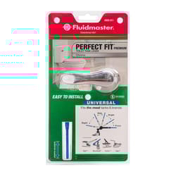 Fluidmaster Perfect Fit Premium Tank Lever Silver Chrome Metal/Plastic For Universal