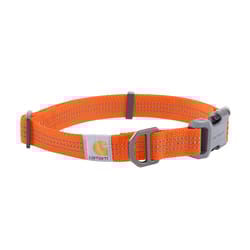 Carhartt Hunter Orange Solid Nylon Dog Collar Large