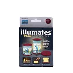 Illumates Davro products 6 in. Wine Portable Table Lamp
