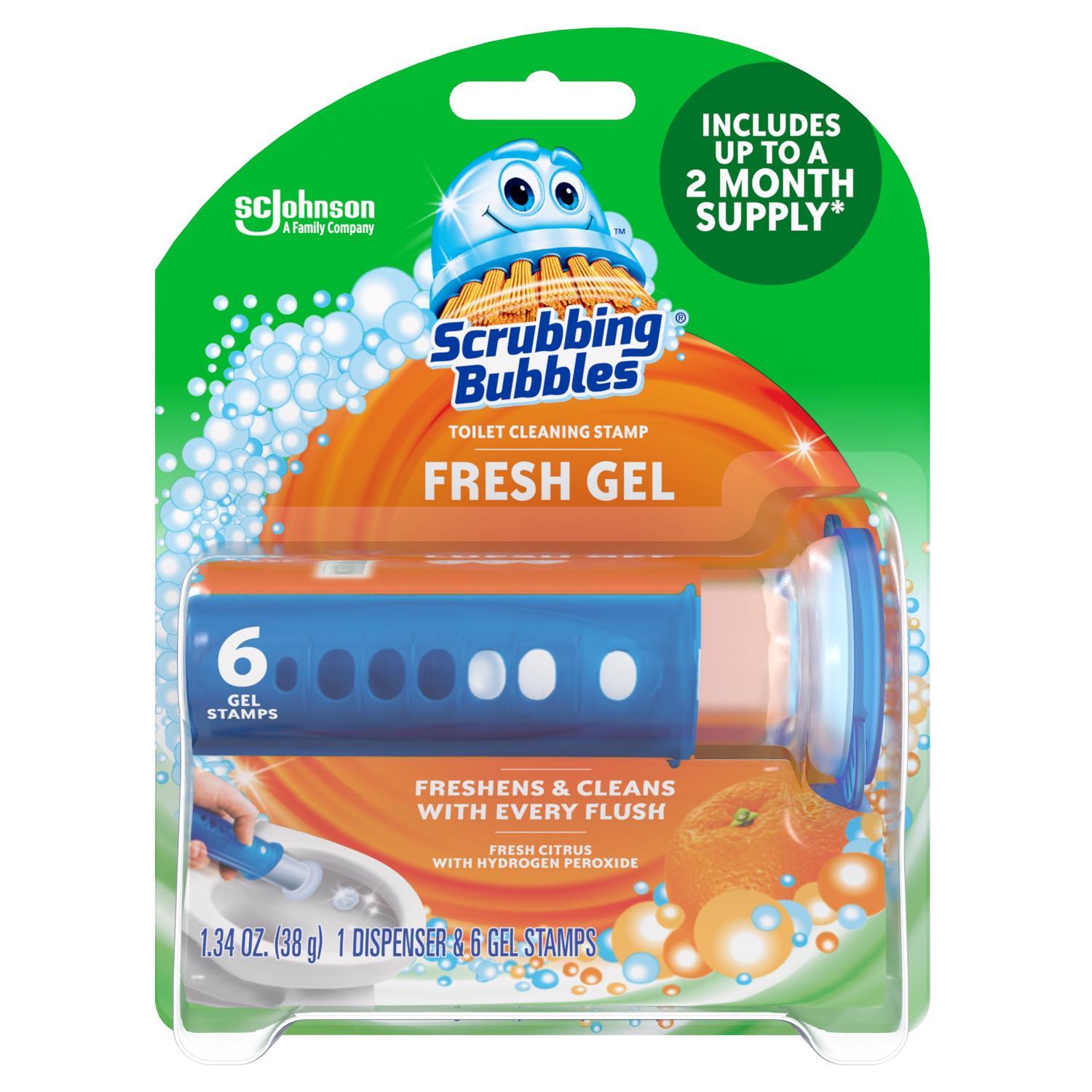Scrubbing Bubbles Citrus Scent Continuous Toilet Cleaning System