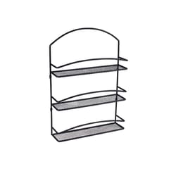 Spectrum Euro 3 in. L X 11.5 in. W X 16 in. H Black Spice Organizer