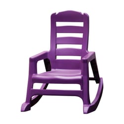 Adams Lil' Easy Bright Violet Polypropylene Frame Kid's Rocking Chair