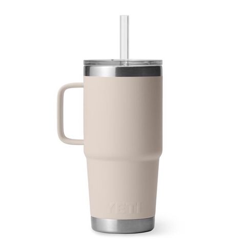 YETI Rambler 25 oz Cape Taupe BPA Free Straw Mug Mfr# 21071503600