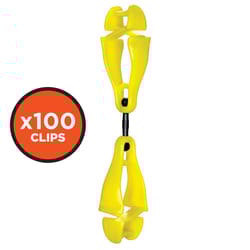 Ergodyne Squids Swivel Glove Clip Holder Lime One Size Fits All 100 pk