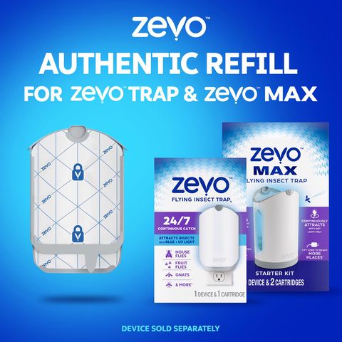Zevo Plug-In Insect Trap Refill Kit - 2 Count Mfr# 818135017615