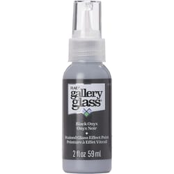 Gallery Glass Black Onyx Craft Paint Interior 2 oz