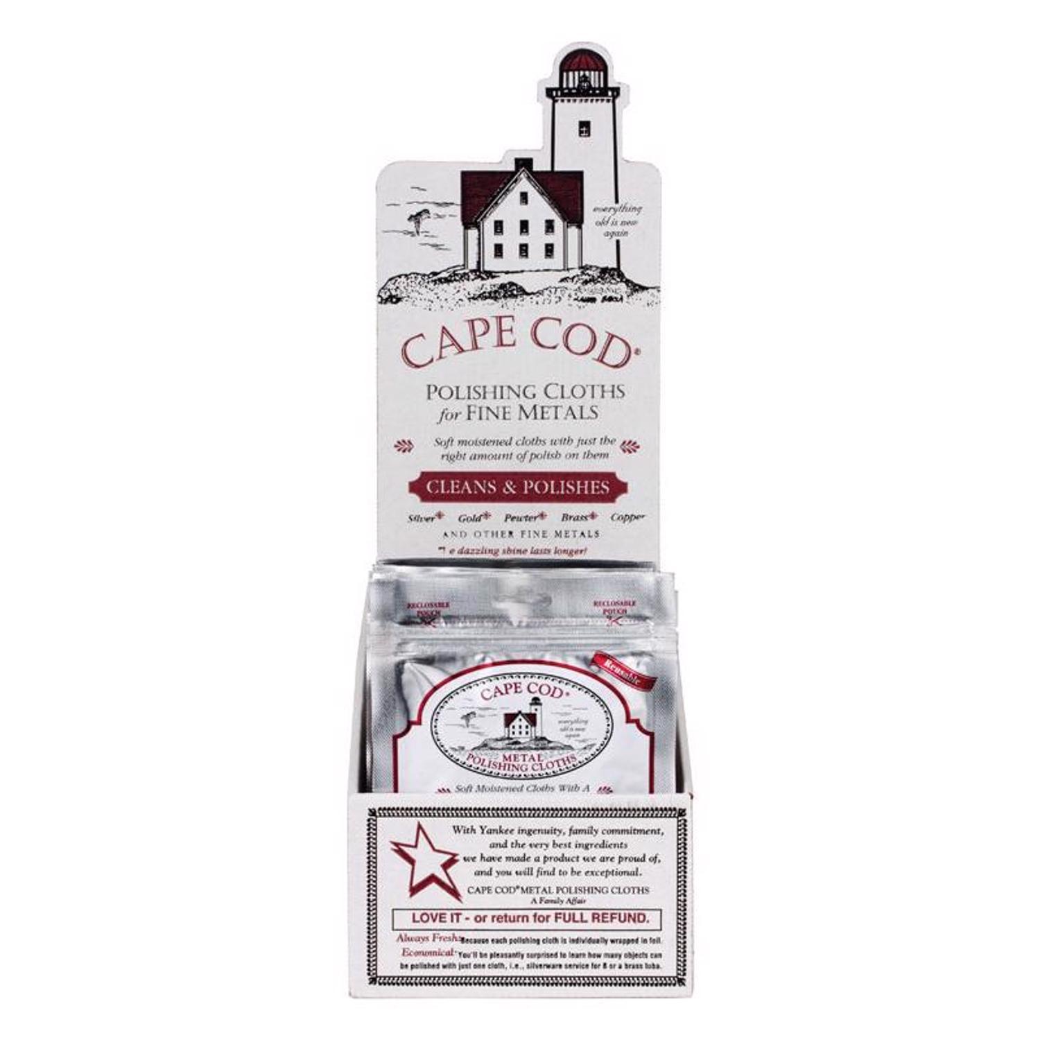 Cape Cod Metal Cleaner and Polish Cloth