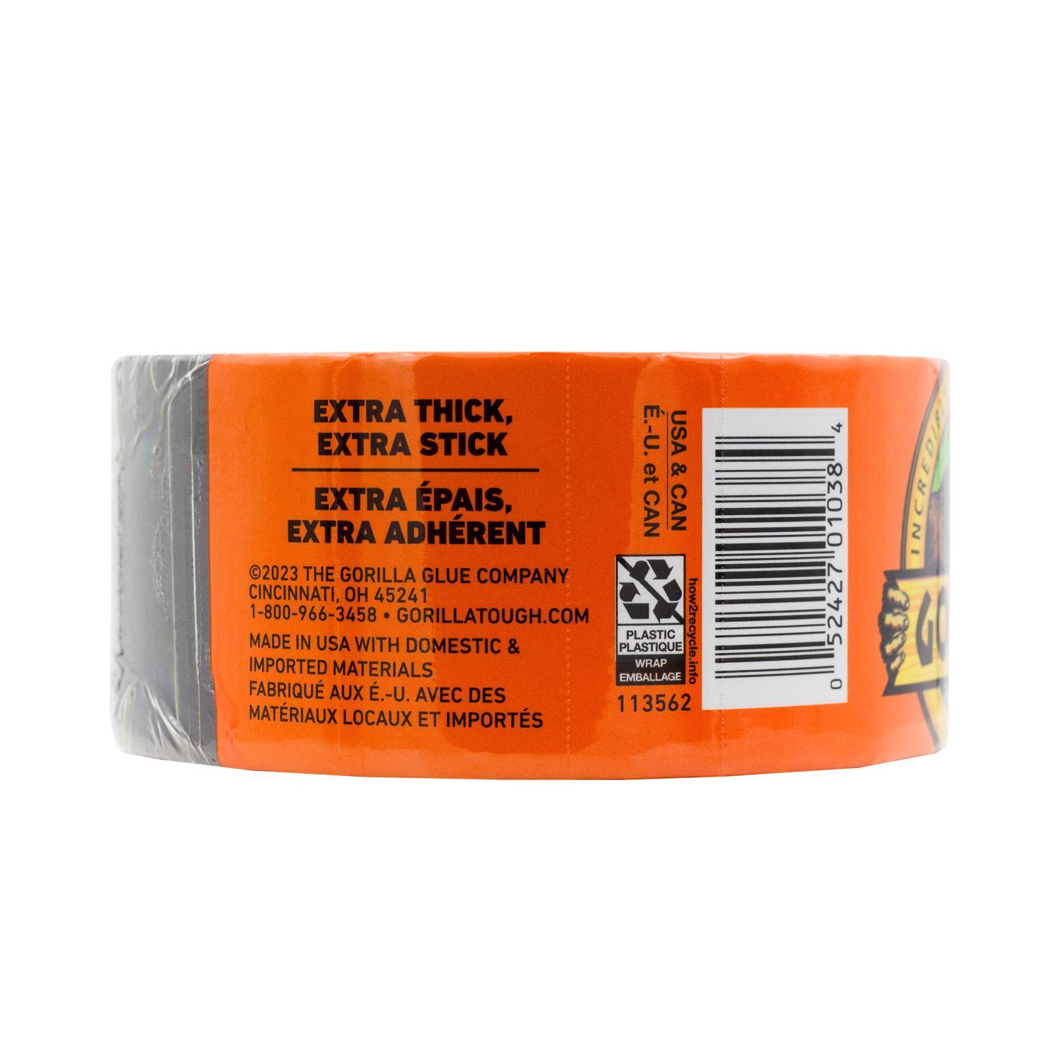 Gorilla 1.88 in. W X 10 yd L Black Duct Tape Mfr# 105631 - Ace