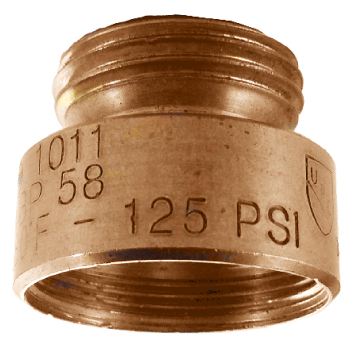 Arrowhead 1-3/16 in. Fine Threaded X 3/4 in. MHT Brass Vacuum