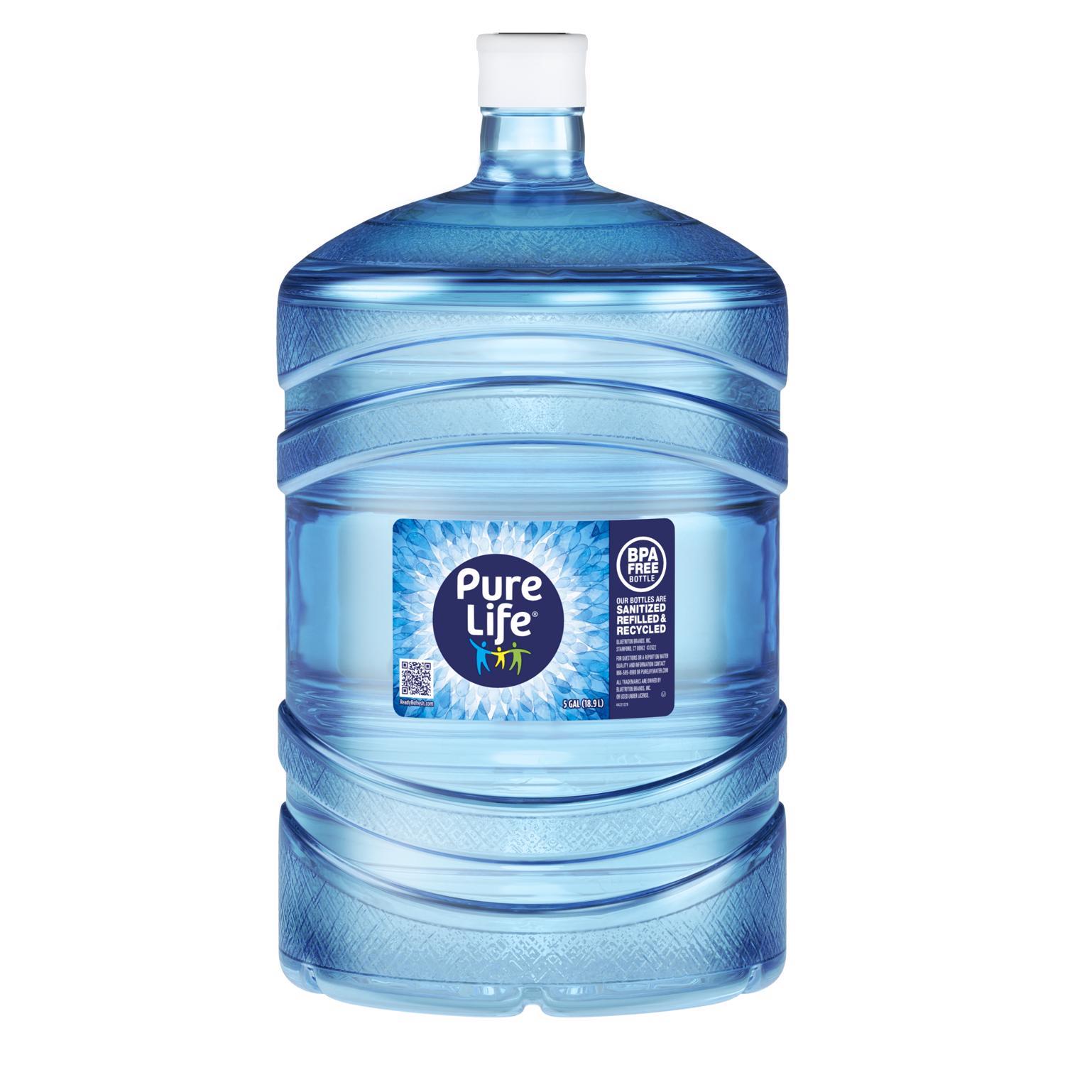 Pure Life 5 gal Blue Purified Water w/Minerals PET (Polyethylene