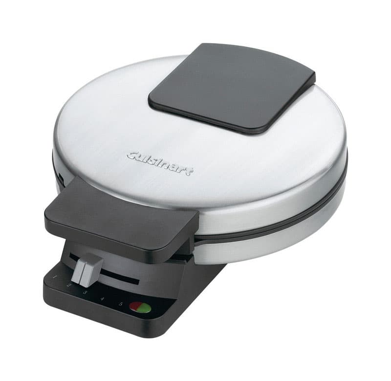 Cuisinart 4 waffle Black/Silver Stainless Steel Waffle Maker Mfr