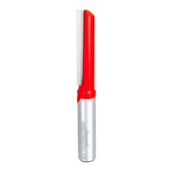 Freud 1/2 in. D X 1/2 in. X 4-1/8 in. L Carbide Single Flute Straight Router Bit