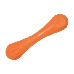 West Paw Zogoflex For Dog Orange Plastic Hurley Bone Chew Dog Toy Large 1 pk