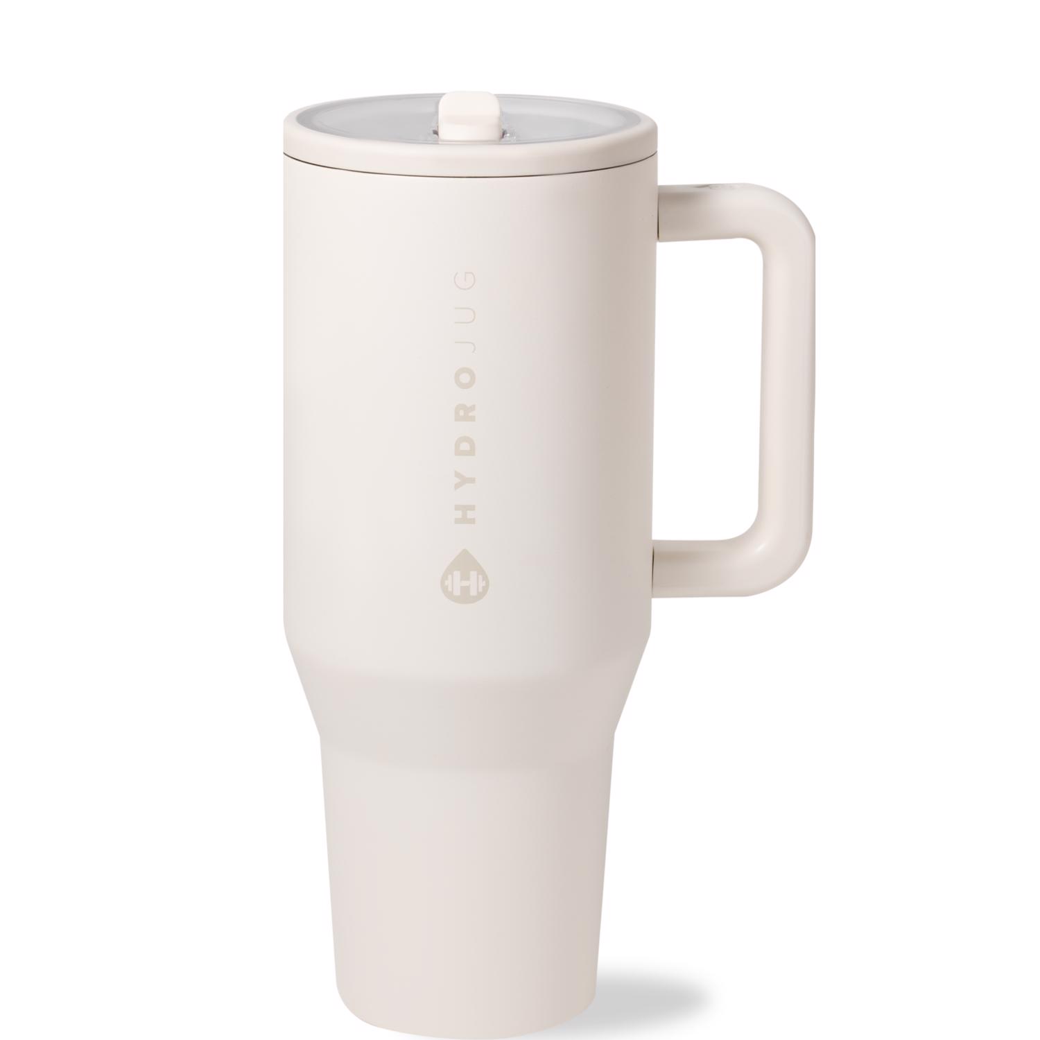 Hydrojug 32 oz Cream BPA Free Travel Tumbler