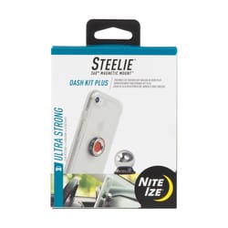 Nite Ize Steelie Black The Steelie Dash Mount Kit Plus offers twice the holding power of our Dash Mo