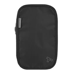 Travelon Black Toiletry Bag 5.5 in. H X 9 in. W