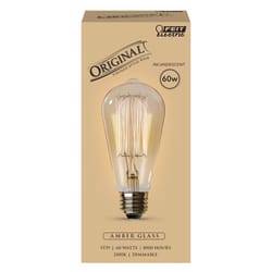 Feit The Original 60 W ST19 Vintage Incandescent Bulb E26 (Medium) Soft White 1 pk