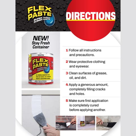 【整備済完動品】FlexaretⅥ w/c Flex Seal Family of Products Flex Paste White Rubberized Paste