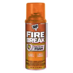 Touch 'n Foam Fire Break Orange Polyurethane Foam Sealant 12 oz