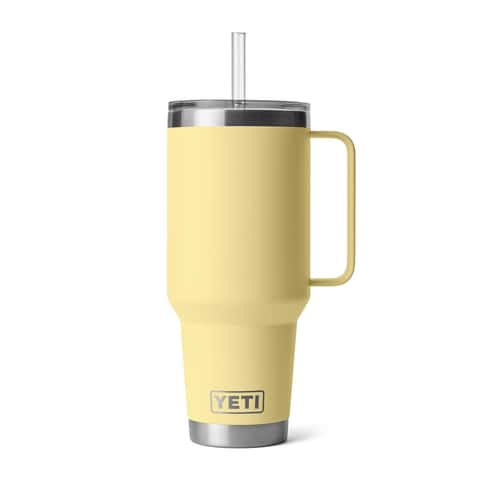 YETI Rambler 42 oz Daybreak Yellow BPA Free Straw Mug Mfr