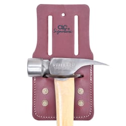 CLC Signature Elite 1 pocket Leather Hammer Holder 5 in. L X 9 in. H Brown