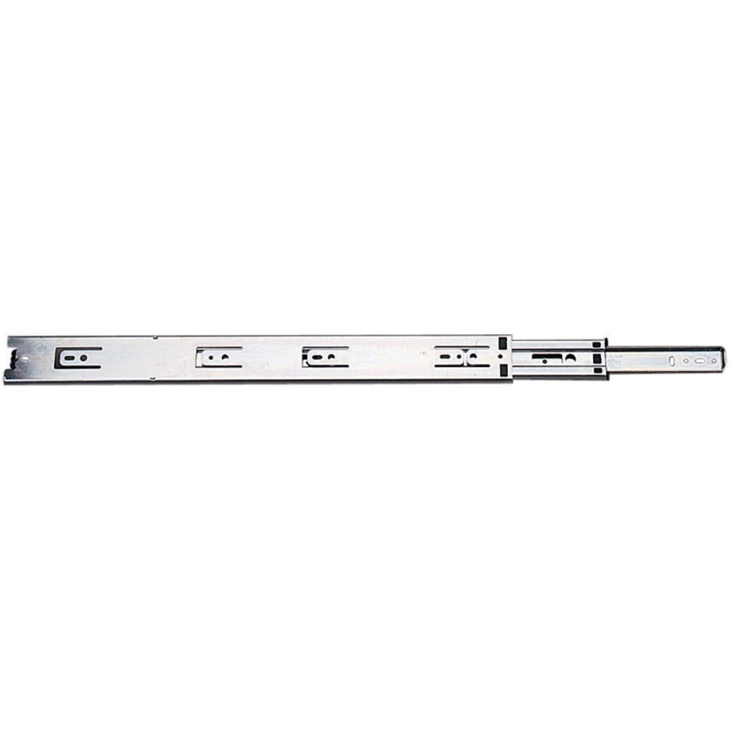 Knape & Vogt 24 in. L Stainless Steel Full Extension Drawer Slide 2 pk