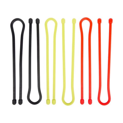 Nite Ize Gear Tie 18 in. L Assorted Twist Ties 6 pk Mfr# GTPP18-A1
