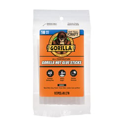 Gorilla .27 in. D X 4 in. L All Purpose Mini Glue Sticks Clear 10 pk