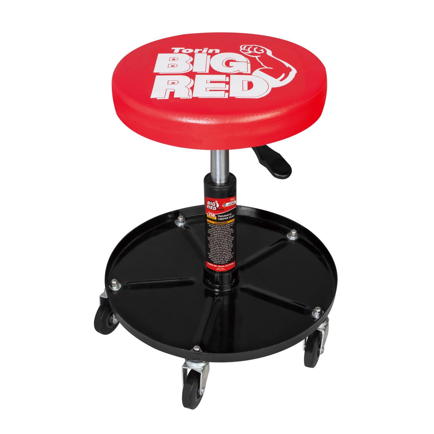 Torin Big Red 4.5 in. H Adjustable Pneumatic Creeper Seat With