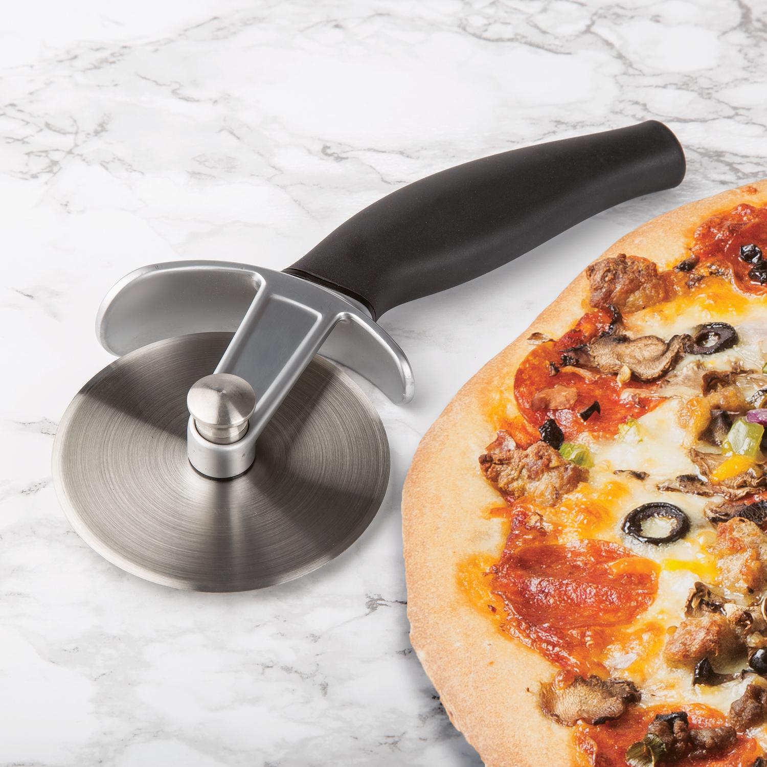 Progressive PL8 Black Stainless Steel Pizza Wheel - Thumbnail 2