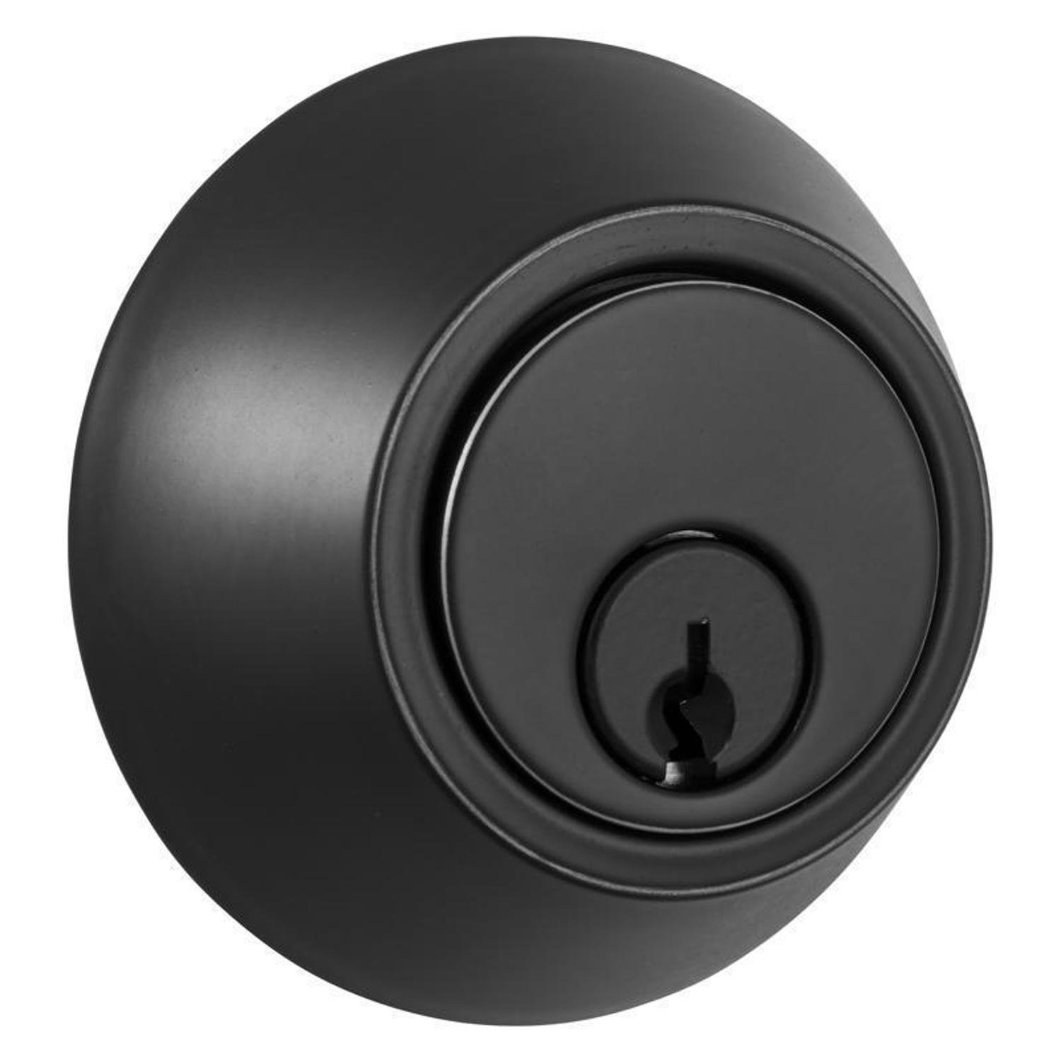 Brinks Commercial Matte Black Zinc Single Cylinder Deadbolt Mfr