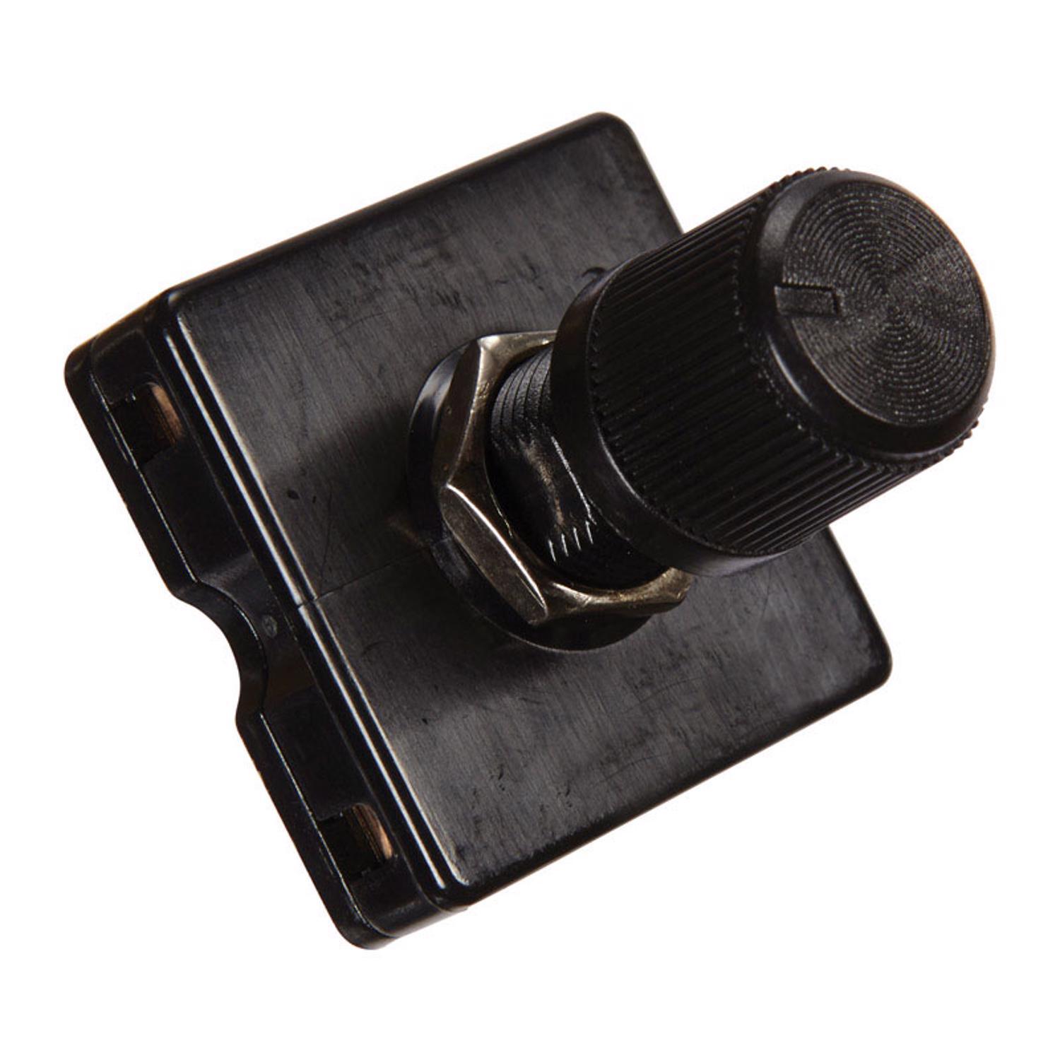 Photos - Socket Jandorf 6 amps Single Pole Rotary Appliance Switch Black 1 pk 61004
