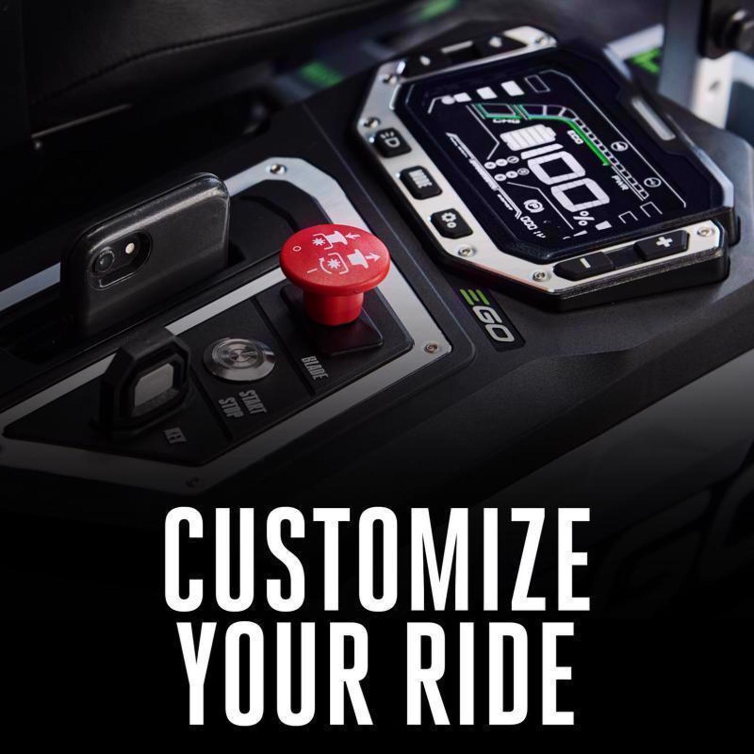 EGO Power 42-Inch 56-Volt Lithium-ion Cordless Z6 Zero Turn Riding Mower - Thumbnail 3