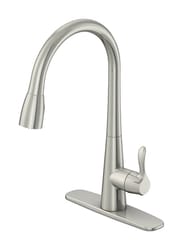 Oakbrook Collection Vela One Handle Brushed Nickel Kitchen Faucet