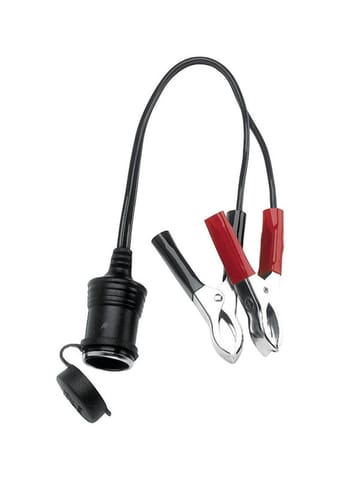 cigarette lighter socket with battery clips Cigar Female Clamps This item is great for illuminating projects in the garage or take it tailgating. Custom Accessories Battery Clips &