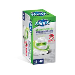 Mint-X 13 gal. Mint Tall Kitchen Bags Drawstring 40 pk