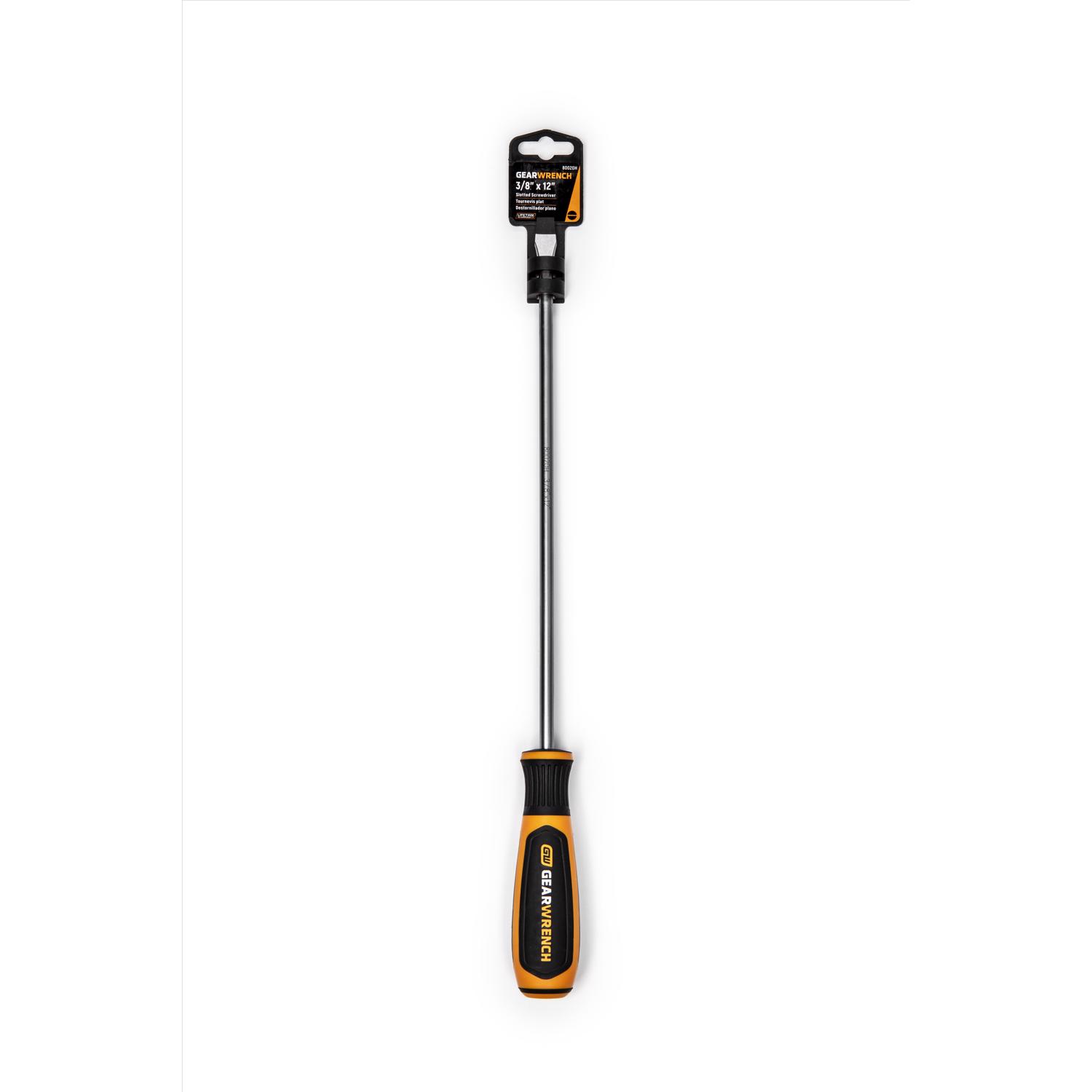GEARWRENCH 3/8 in. X 12 in. L Slotted Screwdriver 1 pk