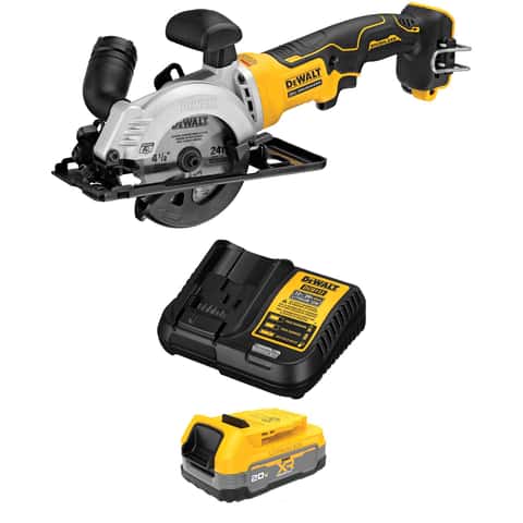 DEWALT ATOMIC 20V MAX* 4-1/2 in. Circular Saw with 20V MAX* XR POWERSTACK Compact Battery Kit
