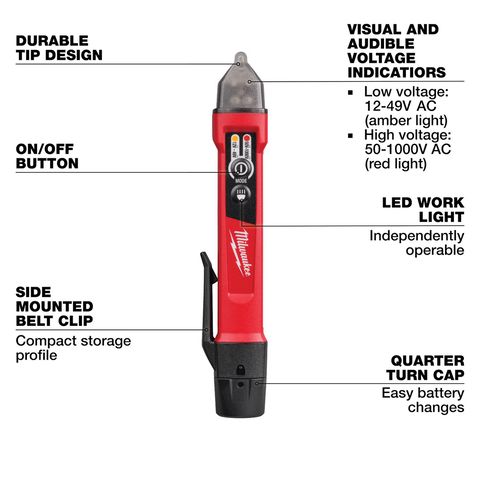 Milwaukee Dual Range Voltage Tester Mfr# 3203-20 - Ace Hardware