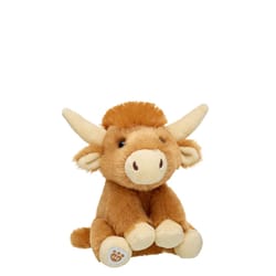 Build-A-Bear Mini Beans Highland Cow Plush Toy