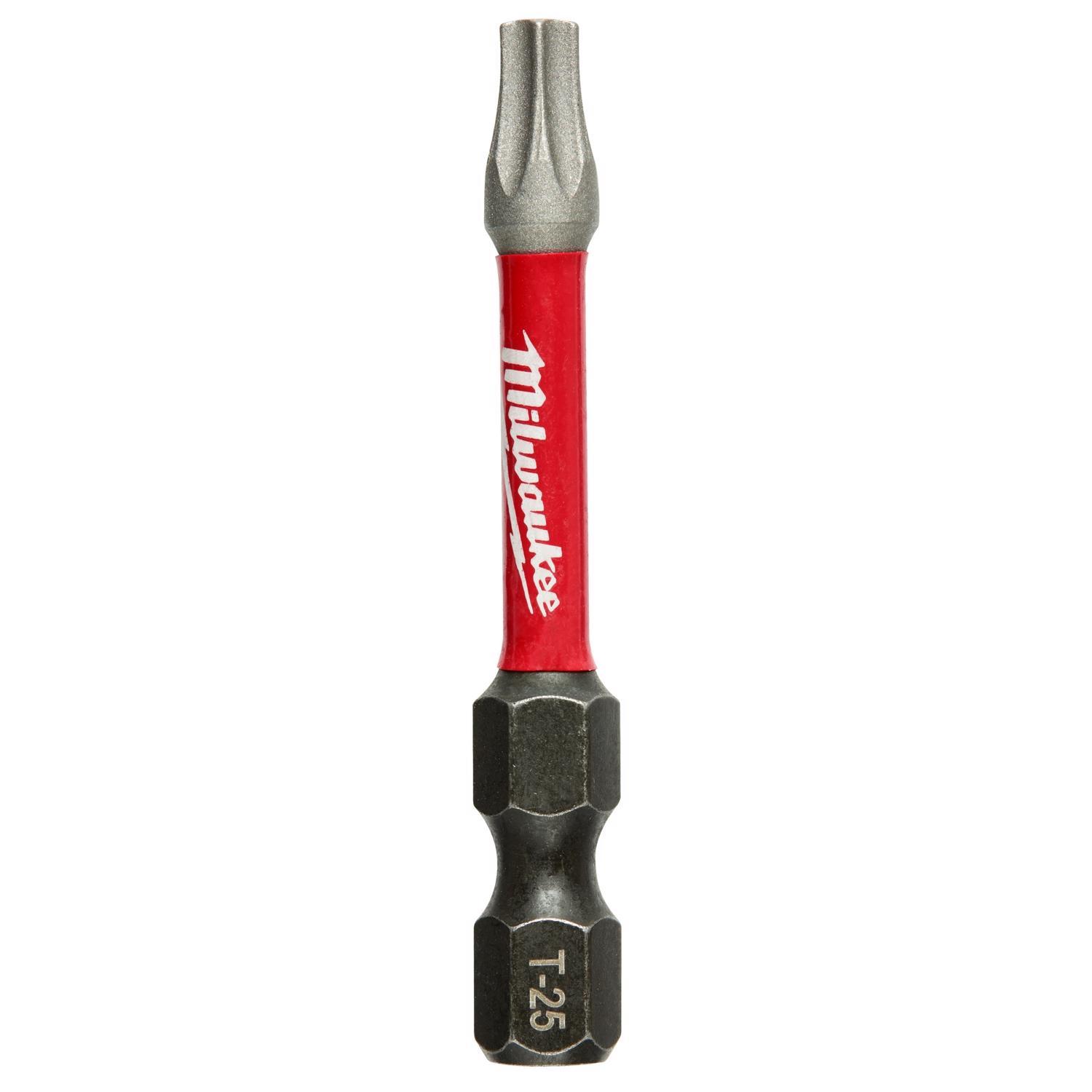 Photos - Drill Bit Milwaukee Torx 2 in. Impact Power Bit Alloy Steel 15 pc 48-32-5015 