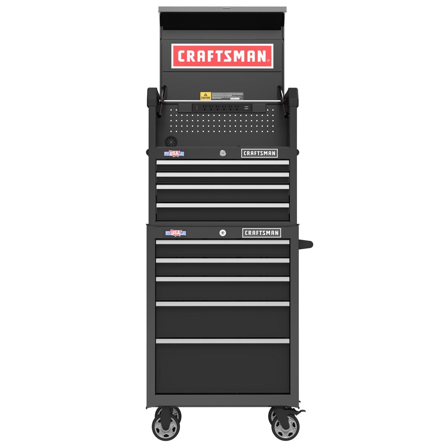 エスクラフト　26.5センチ CRAFTSMAN S2000 Series 26-Inch 5-Drawer Rolling Tool Cabinet with